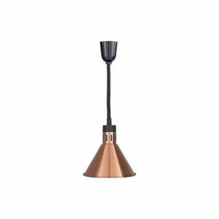 Lampa cu inflarosu o 270 mm, cupru, 230V, 0,25 kW, HLECB