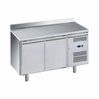 Masa frigorifica de patiserie cu 2 usi si rebord, 390 litri, +2+8   C FORCOLD