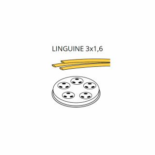 Matrita LINGUINE 3X1,6 pentru masina de paste model MPF1,5N, PF15E, ACTRMPF49