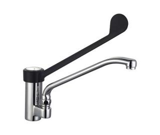 Robinet cu monocomanda si actionare la antebrat
