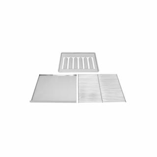 Set pentru gratar: grilaj, tava de picurare, capac, SETGGB