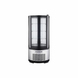 Vitrina frigorifica cofetarie cu sticla curbata, 100 litri, +2+8   C