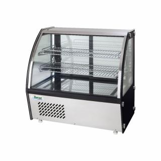 Vitrina frigorifica curbata de banc, 100 litri, +2+8   C