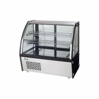 Vitrina frigorifica curbata de banc, 120 litri, +2+8   C