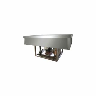 Vitrina frigorifica incorporabila (drop-in) tip bazin 4xGN1 1, -5   C +5   C, G-VRI411F