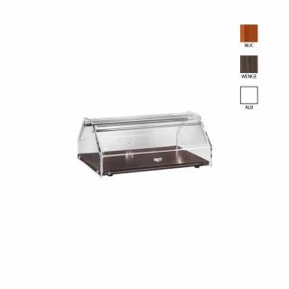 Vitrina neutra pentru briose, culoare bianco-alb, 850x350x210(h) mm, VL4749B