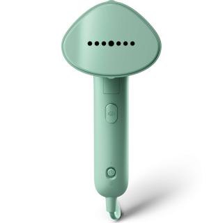 Aparat de calcat vertical cu aburi Philips Seria 3000 STH3010 70, 1000 W, 20 g min, compact si pliabil, rezervor detasabil 100 ml, husa, Turcoaz