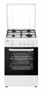 Aragaz Heinner HFSC-SME50WH, Gaz, 4 arzatoare, Dis...
