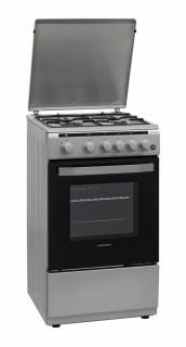 Aragaz Heinner HFSC-V50LITSL, 4 arzatoare, Gaz, Ap...