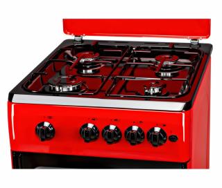 Aragaz LDK 5060 A RED FR RMV LPG, Gaz, 4 Arzatoare...