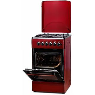 Aragaz LDK 5060 ECAI BORDO RMV, 4 Arzatoare, Siguranta, Cuptor electric, Aprindere, Iluminare, Capac metalic, Bordo