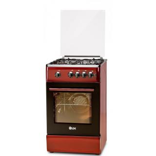 Aragaz LDK 5060 GRAI Bordo RMV NG, 4 Arzatoare, Si...