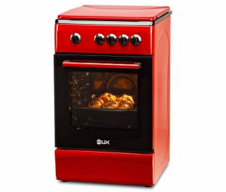 Aragaz LDK 5060 RED FR RMV, 4 Arzatoare, Capac met...