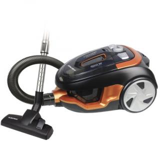 Aspirator fara sac Albatros GOLDEN 91 ECO,900 W,2.5 l bol plastic,Aspirare uscatA, zA ƒ,Eco-type,2 filtre HEPA,Negru Portocaliu