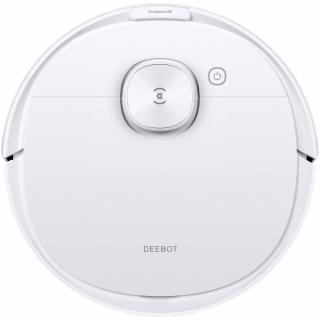 Aspirator robot DEEBOT N8 PRO Ecovacs, tehnologie True Mapping 1.0 si True Detect 3D , putere de aspirare 2600Pa, Alb