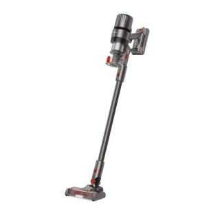 Aspirator vertical Samus Storm Air Force, ciclonic, aspirare uscata, pentru uz casnic si auto, filtru Hepa + inox, 0.65 litri, acumulator litiu 22.2 V 2200 mAh, perie motorizata rotativa cu LED-uri, 2