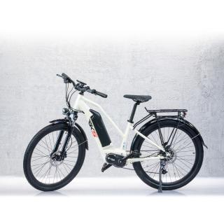 Bicicleta electrica GF25 MID MOTOR, Alb