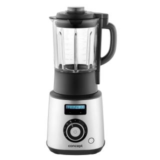 Blender Concept SM1000, 1500 W, 1.75 l, recipient din sticla, 22000 rpm, 4 programe, 4 viteze de mixare, functie PULSE ICE, Inox