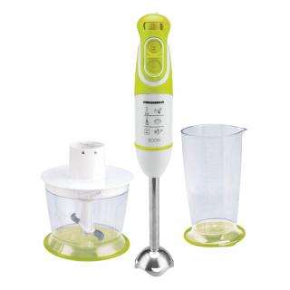 Blender Heinner Charm HB-600GR, 600W,vertical, de mana, 5 viteze, functie Turbo, tel, tocator, Alb Verde