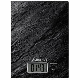 Cantar de bucatarie Albatros PRECISION,Diviziune de 1 g   0,035 oz,Interval de cantarire 2 - 5000 g,Negru