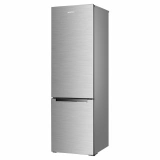 Combina frigorifica Albatros CFX343E, 262 L, H 180 cm,Termostat reglabil, 3 sertare la congelator, Clasa energetica E, Inox Argintiu