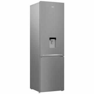 Combina frigorifica Beko RCSA406K40DXBN, 386 l,H 202.5 cm, Dozator apa, Usi reversibile, Iluminare LED, Termostat reglabil, Clasa E,  Argintiu