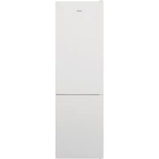 Combina frigorifica, Candy, CCE3T620FW,Capacitate 378 L, H 200 cm, TotalNoFrost, Clasa energetica F, Alb