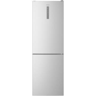 Combina frigorifica Candy CCE7T618ES, 341 l, H 185 cm,Total NoFrost, WiFi, Super Freezing, Raft sticle, Clasa E, Argintiu