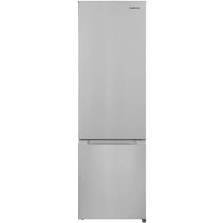 Combina frigorifica Daewoo DLF-260MEX, 260 l,H177 cm, Control mecanic, Iluminare LED, Usi reversibile,Clasa E, Inox