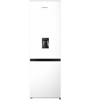 Combina frigorifica Heinner HC-HS268WDE++, 268 l, H 180 cm, Control electronic, Dozator apa, Iluminare LED,  Clasa E, Alb