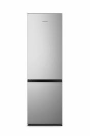 Combina frigorifica Heinner HC-HS269SE++, 269 l,H 180 cm,  Control mecanic, Iluminare LED,  Clasa E, Argintiu