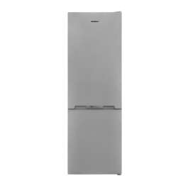 Combina frigorifica Heinner HC-VS2681SE++, 268 l, Less Frost, Clasa E, Iluminare LED, Control mecanic, H 170 cm, Argintiu