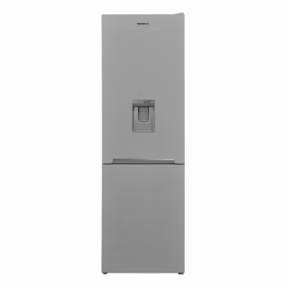 Combina frigorifica Heinner HCNF-V291SWDE++, 294 l, H 186 cm,  No Frost Multicooling,  Freezer Shield, Iluminare LED, functie ECO, Clasa E, Argintiu