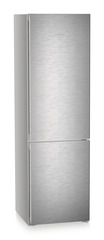 Combina frigorifica Liebherr CNsda 5723 Plus, NoFrost, EasyFresh, 60 cm, 371 l, EasyTwist-Ice, DuoCooling, Display tactil, Clasa A, SmartSteel