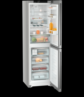Combina frigorifica Liebherr CNsfd 573i, 359 l,H 201.5 cm,  NoFrost, EasyFresh, DuoCooling, Interior Fit,  WiFi,  Clasa DInox