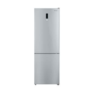 Combina frigorifica Total No Frost Daewoo DNF-310MEX-1 , volum net 310L , control electronic, iluminare LED, 41 dB, Super Freeze, Clasa E, Inox