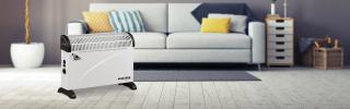 Convector electric Albatros CT-20TURBO, 2000W, 3 trepte, Alb
