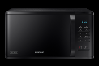 Cuptor cu microunde Samsung MS23K3515AK OL, 23 l, 800 W, Auto cook, Quick Defrost, Interior ceramic, Child lock, Negru