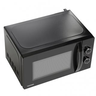 Cuptor cu microunde Toshiba MW-MM20PBK, 20 l, 800 W, Timer, Control mecanic, Iluminare LED, Negru