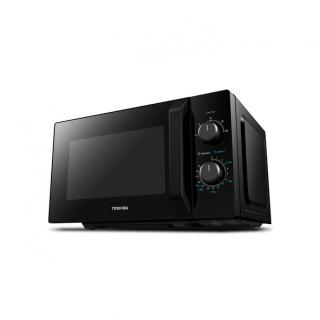 Cuptor cu microunde Toshiba MW2-MM20PBK, 20 l, 800 W, Control mecanic, Iluminare LED, Negru