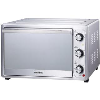 Cuptor electric Albatros A45CRX2,45 litri,1800 W,Rotisor, Convectie, Control temp. de la 90A, sA  C la 230A, sA  C,Inox