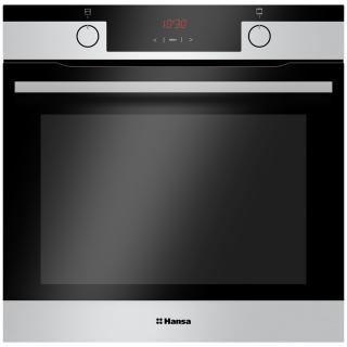 Cuptor incorporabil Hansa X-Type BOEIS694097, 77 l, 11 functii, Grill, Timer electronic, Clasa A, Inox Argintiu