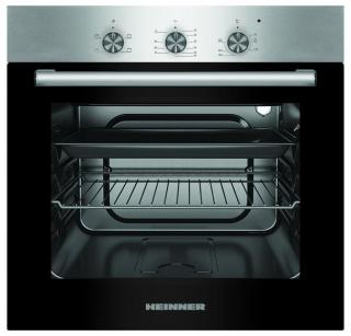 Cuptor incorporabil Heinner HBO-S624LTG-IX, Electric, 62 l, 4 functii, Grill, Clasa A, Inox