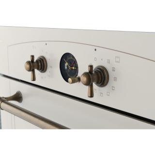 Cuptor incorporabil rustic Hansa BOEW68120090, Electric, 66 l, Grill, Rotisor, EasyClean, CoolDoor3, Clasa A, Crem