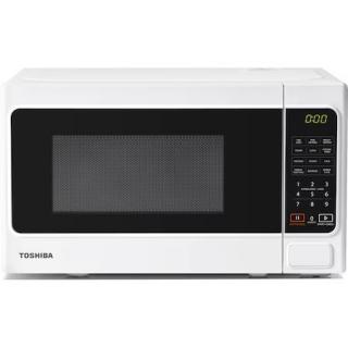 Cuptor microunde Toshiba MM-EM20PWH, 20 L, 800 W, Control Digital, Timer, Afisare ceas, iluminare LED, Functie blocare copii, Alb