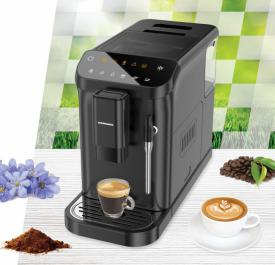 ESPRESSOR AUTOMAT HEINNER BUONGIORNO HEMA-D20DBK, 1350W, POMPA PRESUNE: 20BAR, RASNITA INCLUSA, DUZA PENTRU SPUMARE LAPTE MANUALA, PANOU DIGITAL CU CONTROL TOUCH, CAPACITATE RECIPIENT APA: 1.5L, CAPAC