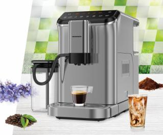 ESPRESSOR AUTOMAT HEINNER GENESIS HEMA-D20DGREY, 1350W, POMPA PRESUNE: 20BAR, RASNITA INCLUSA, RECIPIENT SPUMARE LAPTE, PANOU DIGITAL CU CONTROL TOUCH, CAPACITATE RECIPIENT APA: 1.5L