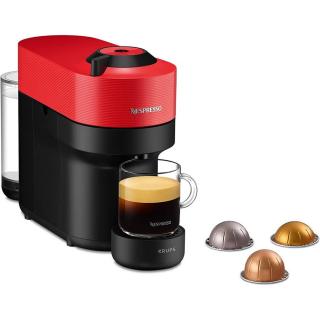 Espressor Krups XN 9205 Vertuo Pop Spicy Rosu,1500W, Alimentare Capsule,Rezervor 0.56 L,Oprire automata