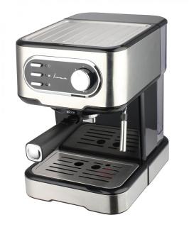 Espressor manual Fram FEM-850BKSS, 850W, 15 bar, rezervor apa 1.5L, Argintiu