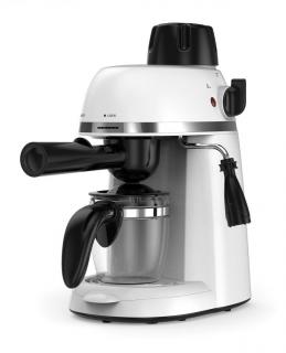 Espressor manual Heinner Kopy 350WH HEM-350WH, 800W, 3.5 bar, capacitate rezervor 0.24l, optiuni preparare: espresso si cappuccino, Alb